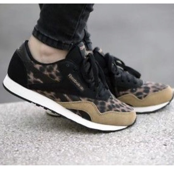 cow print reeboks